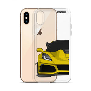 Yellow C7 Corvette Zr1 - iPhone Case