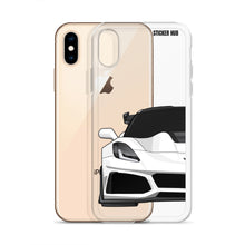 Load image into Gallery viewer, White C7 Corvette Zr1 - iPhone Case