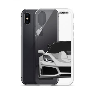 Silver C7 Corvette Zr1 - iPhone Case