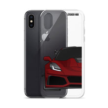 Load image into Gallery viewer, Long Beach Red C7 Corvette Zr1 - iPhone Case