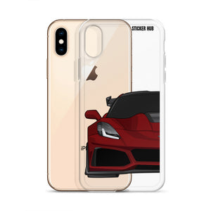 Long Beach Red C7 Corvette Zr1 - iPhone Case