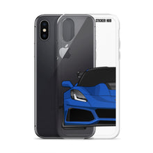 Load image into Gallery viewer, Elkhart Blue C7 Corvette Zr1 - iPhone Case