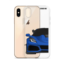 Load image into Gallery viewer, Elkhart Blue C7 Corvette Zr1 - iPhone Case