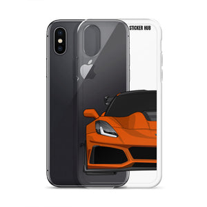 Orange C7 Corvette Zr1 - iPhone Case