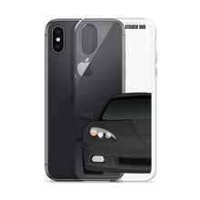 Load image into Gallery viewer, Black C6 Corvette - iPhone Case