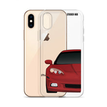 Load image into Gallery viewer, Monterey Red C6 Corvette - iPhone Case