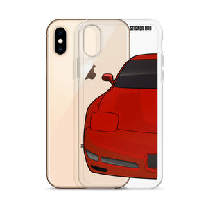 Torch Red C5 Corvette Z06 - iPhone Case