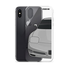 Load image into Gallery viewer, Silver C5 Corvette Z06 - iPhone Case