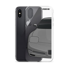 Load image into Gallery viewer, Pewter Gray C5 Corvette Z06 - iPhone Case