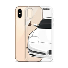 Load image into Gallery viewer, White C5 Corvette Z06 - iPhone Case