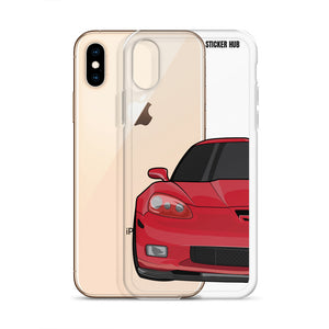 Victory Red C6 Corvette Z06 - iPhone Case