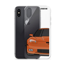 Load image into Gallery viewer, Atomic Orange C6 Corvette Z06 - iPhone Case