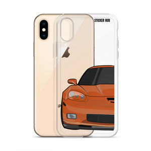 Atomic Orange C6 Corvette Z06 - iPhone Case