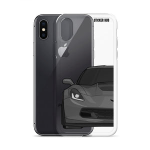 Gray C7 Corvette Z06 - iPhone Case