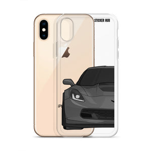 Gray C7 Corvette Z06 - iPhone Case