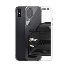 Load image into Gallery viewer, Black 18-21 Mustang 5.0 - iPhone Case