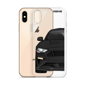 Black 18-21 Mustang 5.0 - iPhone Case