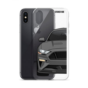 Gray 18-21 Mustang 5.0 - iPhone Case