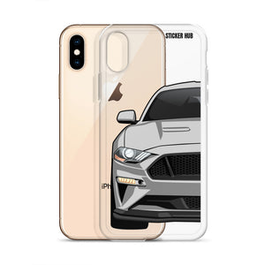 Silver 18-21 Mustang 5.0 - iPhone Case