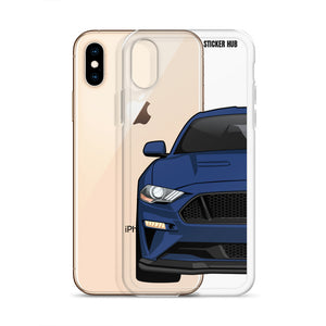 Kona Blue 18-21 Mustang 5.0 - iPhone Case