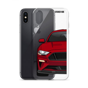 Ruby Red 18-21 Mustang 5.0 - iPhone Case