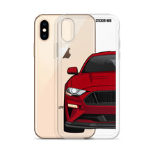 Load image into Gallery viewer, Ruby Red 18-21 Mustang 5.0 - iPhone Case