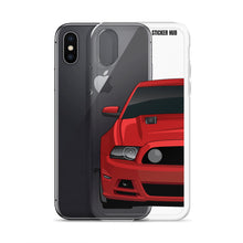 Load image into Gallery viewer, Race Red 13-14 Mustang 5.0 - iPhone Case