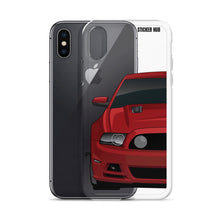 Load image into Gallery viewer, Ruby Red 13-14 Mustang 5.0 - iPhone Case