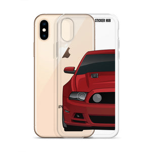 Ruby Red 13-14 Mustang 5.0 - iPhone Case