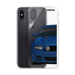 Kona Blue 13-14 Mustang 5.0 - iPhone Case