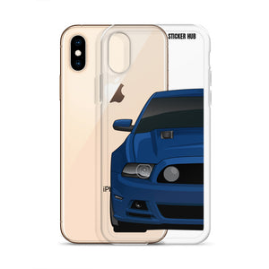 Kona Blue 13-14 Mustang 5.0 - iPhone Case