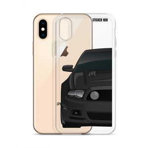 Black 13-14 Mustang 5.0 - iPhone Case