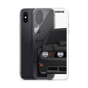 Black 11-12 Mustang 5.0 - iPhone Case