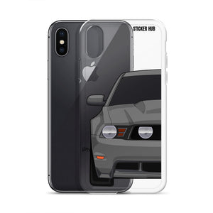 Gray 11-12 Mustang 5.0 - iPhone Case