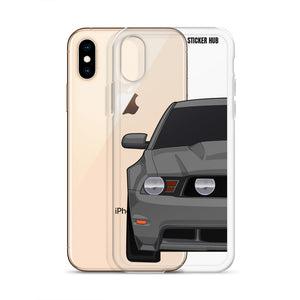 Gray 11-12 Mustang 5.0 - iPhone Case