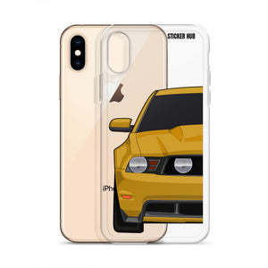 Yellow 11-12 Mustang 5.0 - iPhone Case