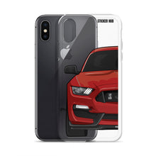 Load image into Gallery viewer, Race Red Mustang GT350 - iPhone Case