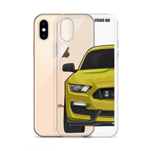 Load image into Gallery viewer, Yellow Mustang GT350 - iPhone Case