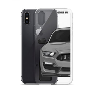 Gray Mustang GT350 - iPhone Case