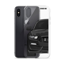 Load image into Gallery viewer, Black Mustang GT350 - iPhone Case