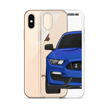 Load image into Gallery viewer, Lightning Blue Mustang GT350 - iPhone Case