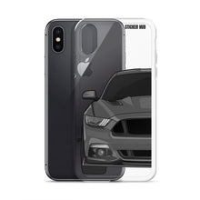 Load image into Gallery viewer, Gray 15-17 Mustang 5.0 - iPhone Case