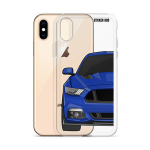 Deep Impact Blue 15-17 Mustang 5.0 - iPhone Case