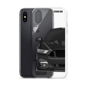 Black 15-17 Mustang 5.0 - iPhone Case