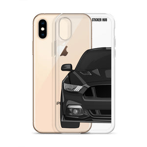 Black 15-17 Mustang 5.0 - iPhone Case