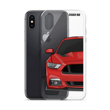 Load image into Gallery viewer, Race Red 15-17 Mustang 5.0 - iPhone Case