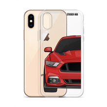 Load image into Gallery viewer, Race Red 15-17 Mustang 5.0 - iPhone Case