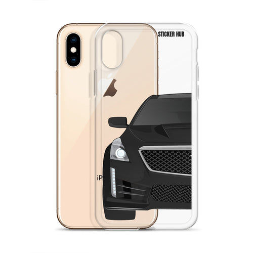 Black Cadillac CTS-V - iPhone Case