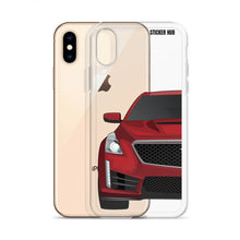 Load image into Gallery viewer, Red Cadillac CTS-V - iPhone Case