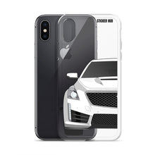 Load image into Gallery viewer, White Cadillac CTS-V - iPhone Case